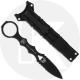 Benchmade Mini SOCP 177BK - Single Piece Black 440C - Spear Point Fixed Blade - Ring Pommel - USA Made