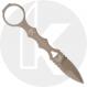 Benchmade Mini SOCP 177SN Fixed Blade - Desert Sand 440C Spear Point - Desert Sand Stainless Steel - Sheath - USA Made