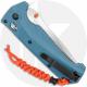 Benchmade Adira 18060 Knife - Stonewash MagnaCut Drop Point - Depth Blue Grivory - USA Made