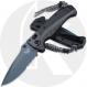 Benchmade Adira 18060SBT-01 Knife - Part Serrated Blue MagnaCut Drop Point - Tempest Gray Grivory - USA Made