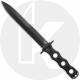 Benchmade SOCP 185BK Fixed Blade Knife - Cobalt Black Cerakote CPM-3V Dagger - Black Peel Ply G10 - USA Made