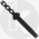 Benchmade SOCP 185BK Fixed Blade Knife - Cobalt Black Cerakote CPM-3V Dagger - Black Peel Ply G10 - USA Made
