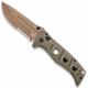 Benchmade Adamas 275SFE-2 Knife - Shane Sibert - Part Serrated - Flat Earth CruWear Drop Point - OD G10 - AXIS Lock Folder - USA