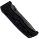 Benchmade Adamas 275SGY-1 Knife - Shane Sibert - Part Serrated - Tungsten Grey CruWear Drop Point - Black G10 - AXIS Lock Folder