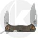 Benchmade Weekender 317-1 - S30V Clip Point and Spear Point - Cap Lifter - Dark Brown Canvas Micarta - Slip Joint Folder - USA M