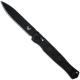 Benchmade SOCP Tactical Folder 391BK - Black Plain Edge D2 Spear Point - Black CF Elite - AXIS Lock Folder - USA Made