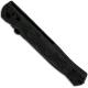 Benchmade SOCP Tactical Folder 391SBK - Black Part Serrated D2 Spear Point - Black CF Elite - AXIS Lock Folder - USA Made