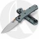 Benchmade Mini Bugout 533SL-07 Knife - Gray Cerakote S30V Drop Point - Sage Green Grivory - USA Made