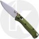 Benchmade Mini Bugout 533SL-10 Knife - Satin S90V Drop Point - Woodland Green Aluminum - USA Made