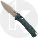 Benchmade Mini Bugout 533TN-2601 Knife - Tan Cerakote Elmax Drop Point - Taiga Green Grivory - AXIS Lock Folder - USA Made