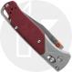 Benchmade Bugout 535-09 Knife - Satin S90V Drop Point - Gray Aluminum/Redstone Richlite Onlay - USA Made