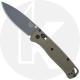 Benchmade Bugout 535GRY-1 Knife Gray Drop Point Ranger Green Grivory AXIS Lock Folder USA Made