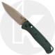 Benchmade Bugout 535TN-2601 Knife - Tan Cerakote Elmax Drop Point - Taiga Green Grivory - USA Made