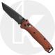Benchmade Bailout 537SBK-07 Knife - Part Serrated DLC Battlewash MagnaCut Tanto - Burnt Copper Aluminum - USA Made
