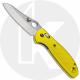 Benchmade Mini Griptilian 555HG-YEL Mel Pardue EDC Sheepfoot Yellow GFN AXIS Lock Folding Knife