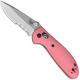 Benchmade 556S-PNK Mini Griptilian S30V EDC Part Serrated Drop Point Pink GFN AXIS Lock Folder USA Made