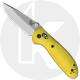 Benchmade 556-YEL Mini Griptilian S30V EDC Drop Point Yellow GFN AXIS Lock Folder USA Made