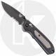 Benchmade 565SBK Mini Freek Black Part Serrated Drop Point AXIS Lock Folder Dual Durometer Handle