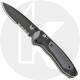 Benchmade Boost 590SBK Knife EDC Part Serrated Black Drop Point AXIS Assist Folder Dual Durometer Handle