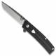 Benchmade Tengu Flipper 601 - Jared Oeser - Satin 20CV Tanto - Black over White G10 - Liner Lock - Flipper Folder - USA Made