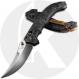 Benchmade Mini Bedlam 865-02 Knife - S90V Scimitar - Marbled Carbon Fiber - USA Made