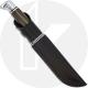 Buck Pathfinder Pro 0105GRS1 - Satin S35VN Modified Clip Point Fixed Blade - Green Canvas Micarta - Made in USA