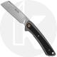 Buck HiLine Knife - 0263GYS - Value Priced EDC - D2 Cleaver - Gray Aluminum / G10 Front - Stonewash SS / G10 Back - Frame Lock F