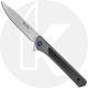 Buck Cavalier Knife - 0264GYS - Value Priced EDC - Stonewash Drop Point - Gray Aluminum / Carbon Fiber Front - Stonewash SS Back