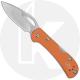 Buck Mini SpitFire 0726ORS - Value Price EDC - Orange Aluminum - Lock Back Folder - USA Made