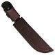 Buck Pathfinder Knife Sheath Only, Burgundy Leather, BU-105BRS