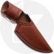 Buck Custom Mini Alpha Hunter Fixed Blade Knife - Limited Edition - Satin ATS-34 Drop Point - Elk Antler - USA Made