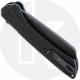 Buck HiLine XL 0263BKS1 Knife - Black Stonewashed Cleaver - Black Aluminum/Micarta Onlay - Flipper