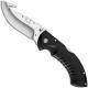 Buck Folding Omni Hunter Knife, 12PT Gut Hook Black, BU-398BK