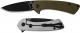 Buck 040 Onset Knife 0040GRS - Black Cerakote S45VN Drop Point - OD G10 - Frame Lock - Flipper Folder - USA Made