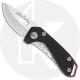 Buck 417 Budgie Knife 0417BKS - Compact EDC - Satin S35VN Drop Point - Black G10 / Stainless Steel - Frame Lock - USA Made