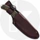Buck Alpha Scout 662BRS Fixed Blade Knife - S35VN Drop Point - Richlite Handle - Brown Leather Sheath - USA Made