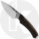 Buck Alpha Scout 662WAS Fixed Blade Knife - S35VN Drop Point - Walnut Handle - Brown Leather Sheath - USA Made