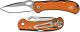 Buck SpitFire Knife 0722ORS-1 - Value Priced EDC - Satin Drop Point - Orange Aluminum - Lock Back - USA Made