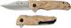 Buck 841 Sprint Pro 0841TNS - S30V Drop Point - Tan Canvas Micarta - Liner Lock - Flipper Folder - USA Made