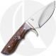 Buck Custom Elk Skinner 925SP1 Fixed Blade Knife - Limited Edition - Satin BG-42 Drop Point - Elk Antler with Elk Inlay - USA Ma