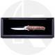 Buck Custom Dagger 970SP1 Fixed Blade Knife - Limited Edition - Satin 420HC Dagger - Elk Antler - USA Made