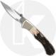 Buck Custom Bucklock 532SP4 Knife - 154CM Drop Point - Sambar Stag - Discontinued - BNIB