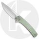 CIVIVI Mini Asticus Knife C19026B-3 - Satin Drop Point - Natural G10 - Liner Lock Flipper Folder