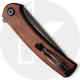CIVIVI Mini Asticus Knife C19026B-5 - Black Stonewash Drop Point - Cuibourtia Wood - Liner Lock Flipper Folder