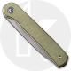 CIVIVI Stylum Knife C20010B-B - Value Price EDC - Gray Stonewash Drop Point - Olive Micarta - Slip Joint - Front Flipper Folder