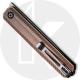 CIVIVI Exarch Knife C2003DS-2 - Damascus Drop Point - Black Hand Rubbed Copper - Liner Lock - Front Flipper Folder