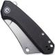 CIVIVI Mini Mastodon Knife C2011C - Stonewash Cleaver Style Blade - Black G10 - Liner Lock Flipper Folder