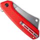 CIVIVI Mastodon Knife C2012B - Stonewash Cleaver Style Blade - Red G10 - Liner Lock Flipper Folder