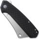 CIVIVI Mastodon Knife C2012C - Stonewash Cleaver Style Blade - Black G10 - Liner Lock Flipper Folder
