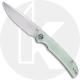CIVIVI Imperium Knife C2107A - Value Price EDC - Stonewash Nitro-V Drop Point - Natural G10 - Liner Lock - Front Flipper Folder